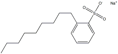 2-Nonylbenzenesulfonic acid sodium salt Struktur