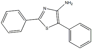 4-Amino-2,5-diphenylthiazole Struktur