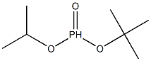 Phosphonic acid isopropyl tert-butyl ester Struktur