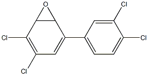 2-(3,4-Dichlorophenyl)-4,5-dichloro-7-oxabicyclo[4.1.0]hepta-2,4-diene Struktur