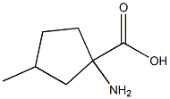 1-Amino-3-methylcyclopentane-1-carboxylic acid Struktur