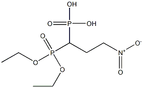 (3-Nitropropane-1,1-diyl)bis(phosphonic acid diethyl) ester Struktur