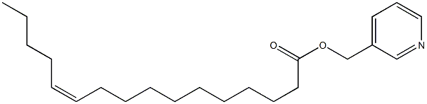 (Z)-11-Hexadecenoic acid 3-pyridinylmethyl ester Struktur