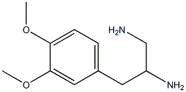 3-(3,4-Dimethoxyphenyl)-1,2-propanediamine Struktur