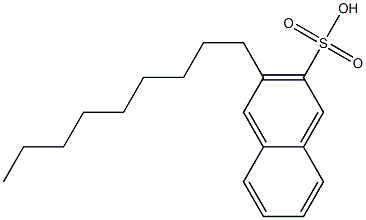 3-Nonyl-2-naphthalenesulfonic acid Struktur