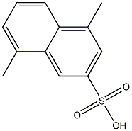 4,8-Dimethyl-2-naphthalenesulfonic acid Struktur