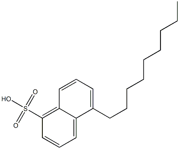 5-Nonyl-1-naphthalenesulfonic acid Struktur