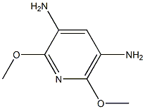 2,6-Dimethoxy-3,5-pyridinediamine Struktur