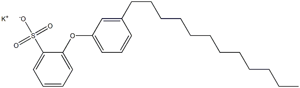 2-(3-Dodecylphenoxy)benzenesulfonic acid potassium salt Struktur