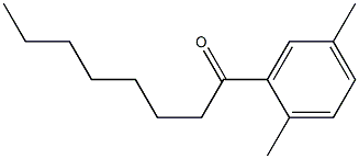 1,4-Dimethyl-2-octanoylbenzene Struktur