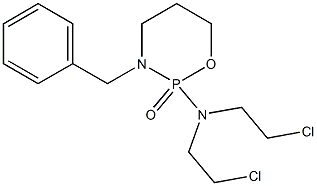 Tetrahydro-2-[bis(2-chloroethyl)amino]-3-benzyl-2H-1,3,2-oxazaphosphorine 2-oxide Struktur