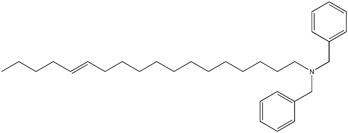 (13-Octadecenyl)dibenzylamine Struktur