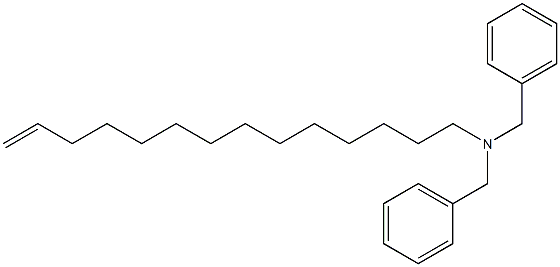 (13-Tetradecenyl)dibenzylamine Struktur