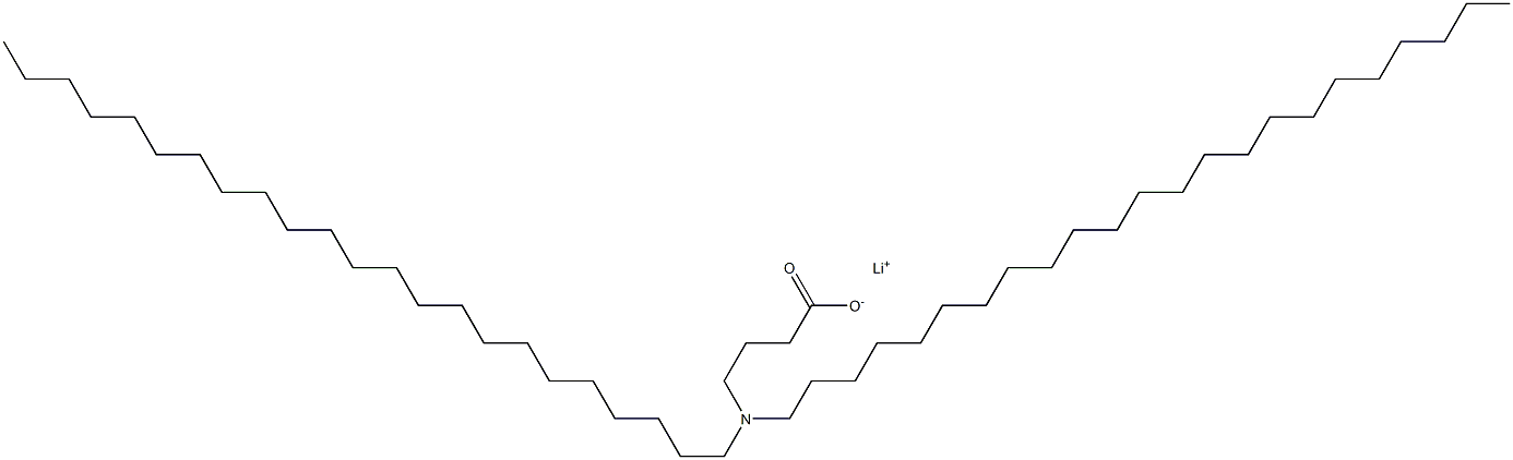 4-(Ditricosylamino)butyric acid lithium salt Struktur