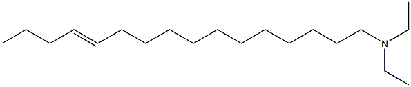 N,N-Diethyl-12-hexadecen-1-amine Struktur