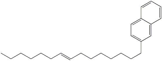 2-(8-Pentadecenyl)naphthalene Struktur