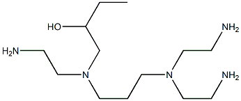 1-[N-(2-Aminoethyl)-N-[3-[bis(2-aminoethyl)amino]propyl]amino]-2-butanol Struktur