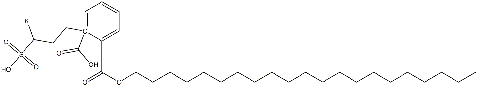 Phthalic acid 1-henicosyl 2-(3-potassiosulfopropyl) ester Struktur