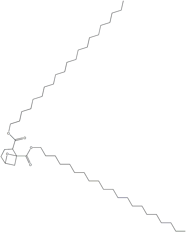 7-Oxabicyclo[3.1.1]heptane-1,2-dicarboxylic acid dihenicosyl ester Struktur