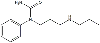 N-(3-Propylaminopropyl)-N-phenylurea Struktur