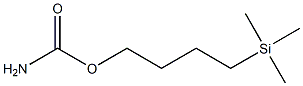 4-(Trimethylsilyl)-1-butanol carbamate Struktur