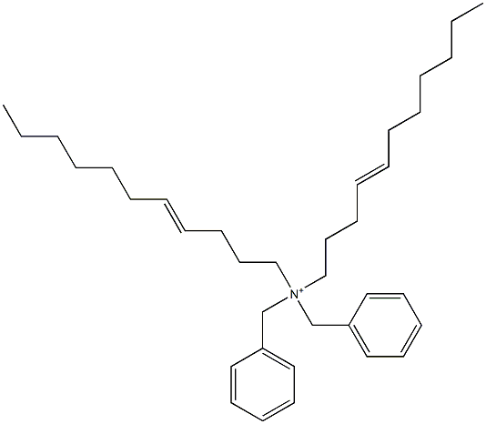 Di(4-undecenyl)dibenzylaminium Struktur