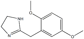 4,5-Dihydro-2-(2,5-dimethoxybenzyl)-1H-imidazole Struktur