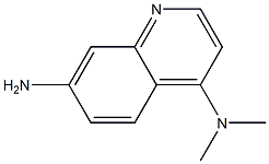 4-(Dimethylamino)-7-aminoquinoline Struktur