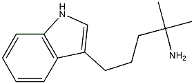 3-(4-Amino-4-methylpentyl)-1H-indole Struktur