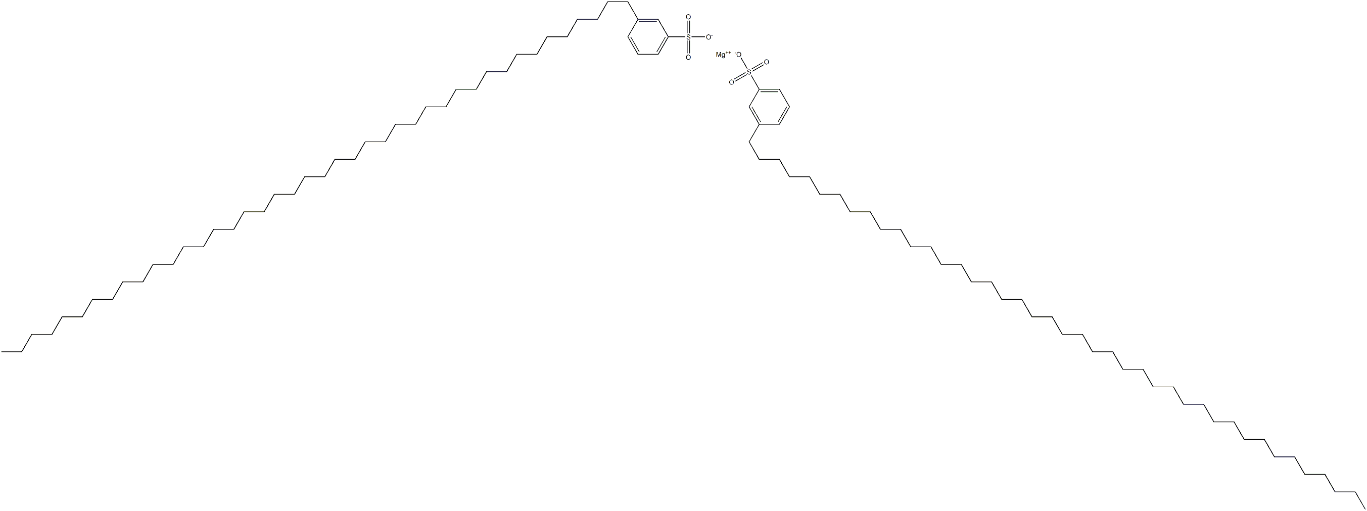 Bis[3-(dotetracontan-1-yl)benzenesulfonic acid]magnesium salt Struktur