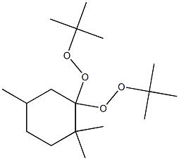 2,2,5-Trimethyl-1,1-bis(tert-butylperoxy)cyclohexane Struktur