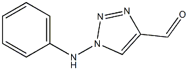 1-Anilino-1H-1,2,3-triazole-4-carbaldehyde Struktur