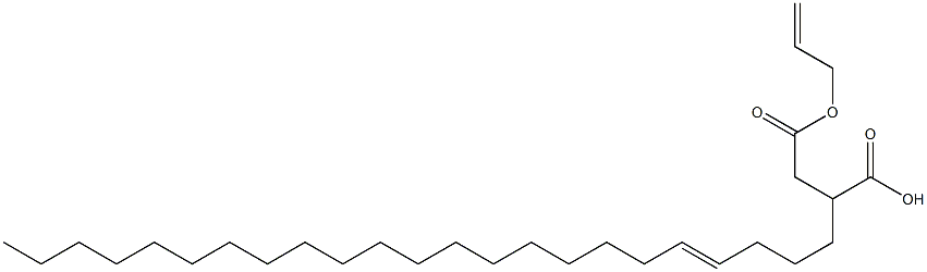 2-(4-Tricosenyl)succinic acid 1-hydrogen 4-allyl ester Struktur