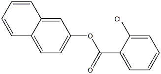 o-Chlorobenzoic acid 2-naphtyl ester Struktur