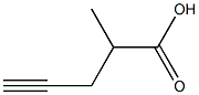 2-Methyl-4-pentynoic acid Struktur