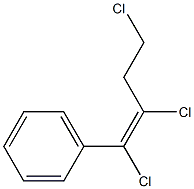 (Z)-1,2,4-Trichloro-1-phenyl-1-butene Struktur