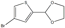 2-(4-Bromo-2-thienyl)-1,3-dioxolane Struktur