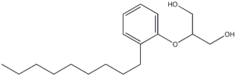 2-(2-Nonylphenoxy)-1,3-propanediol Struktur