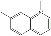 1,7-Dimethylquinolinium Struktur