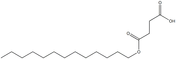 Succinic acid hydrogen 1-tridecyl ester Struktur