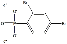 2,4-Dibromophenylphosphonic acid dipotassium salt Struktur