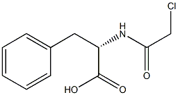 N-(Chloroacetyl)phenylalanine Struktur