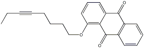 1-(5-Octynyloxy)anthraquinone Struktur