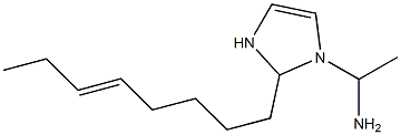 1-(1-Aminoethyl)-2-(5-octenyl)-4-imidazoline Struktur