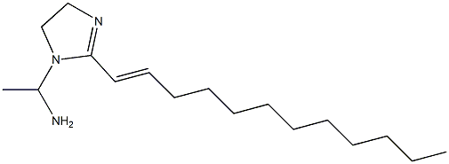 1-(1-Aminoethyl)-2-(1-dodecenyl)-2-imidazoline Struktur