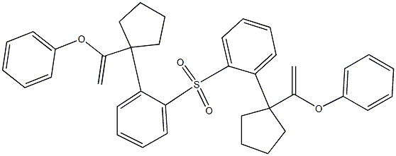 [1-(1-Phenoxyethenyl)cyclopentyl]phenyl sulfone Struktur