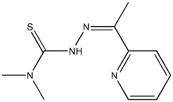 1-(2-Pyridyl)ethanone 4,4-dimethylthiosemicarbazone Struktur