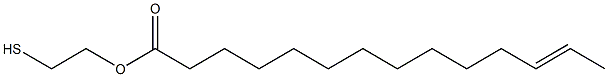 12-Tetradecenoic acid 2-mercaptoethyl ester Struktur