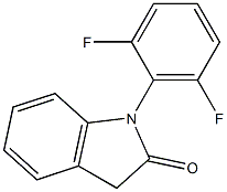 1-(2,6-Difluorophenyl)indolin-2-one Struktur