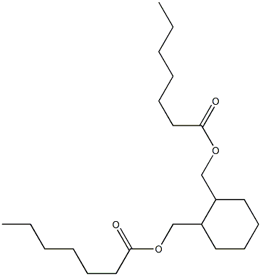 1,2-Cyclohexanedimethanol diheptanoate Struktur